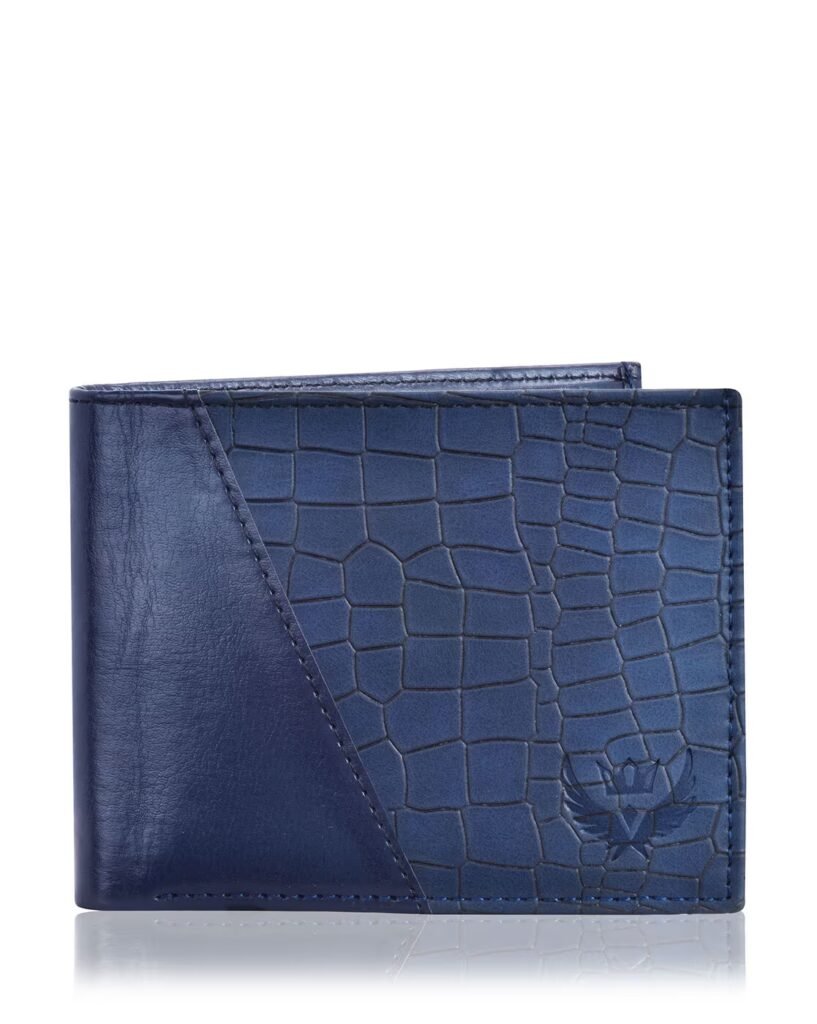 Crypto Men Croc-Embossed Wallet
