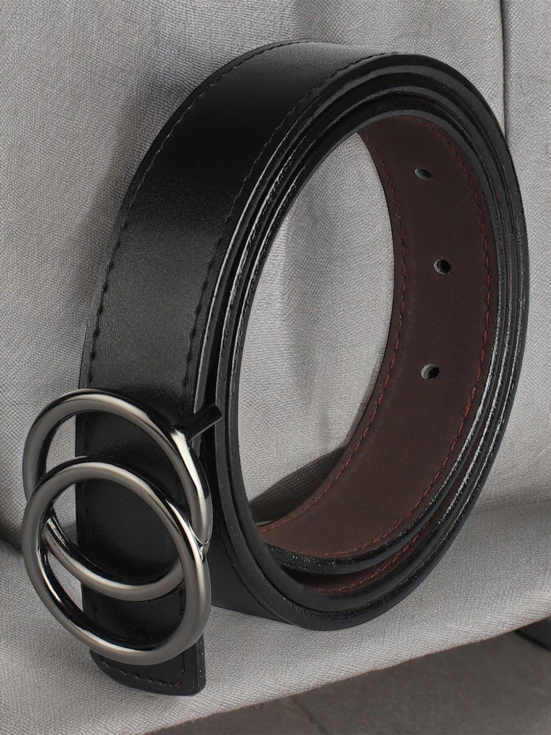 Crypto Women Solid Push Formal Belt