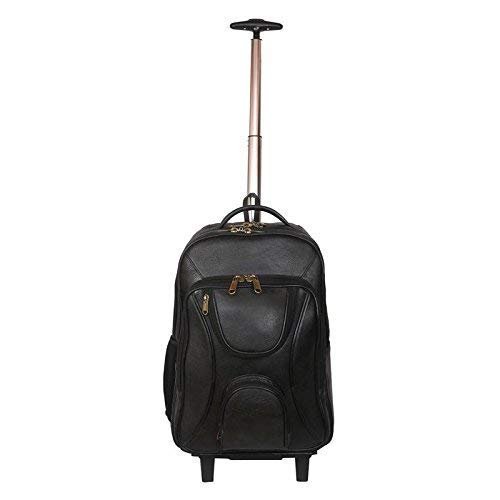 Crypto Red Cherry Genuine Leather Trolley Bag