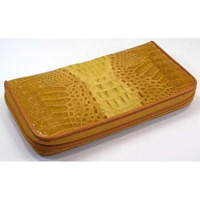 Crypto Yellow Twotone Womens Wallets